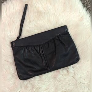 Classic Clutch - Genuine Leather - Super Soft Leather - Black - Made In Korea